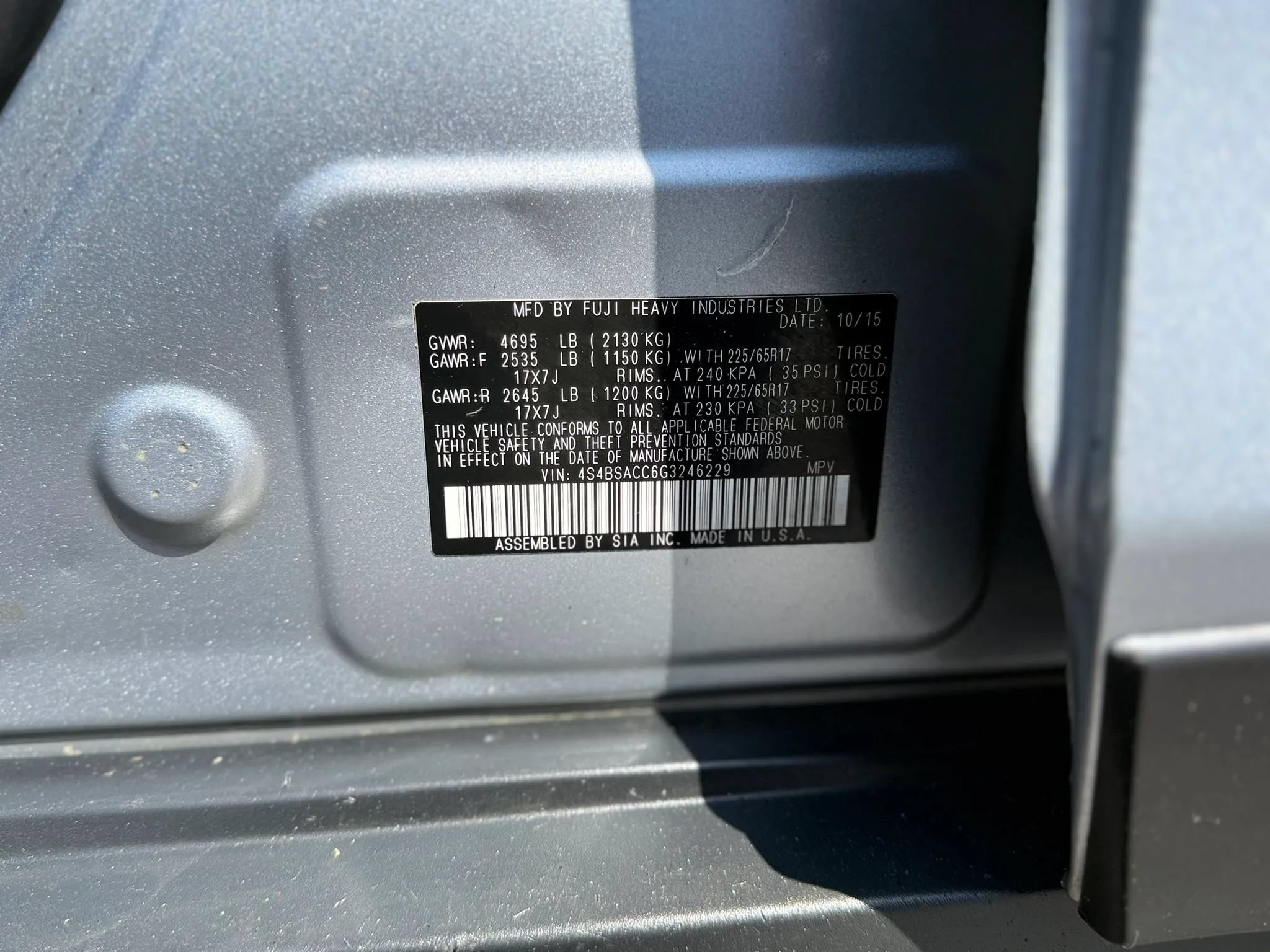 Used 2016 Subaru Outback 2.5i Premium AWD/4WD image 39