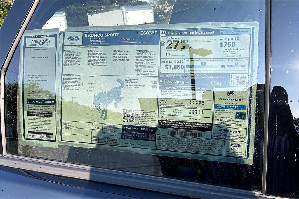 New 2026 Ford Bronco Sport Outer Banks w/ Outer Banks Tech Package+ AWD/4WD image 14