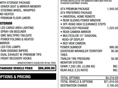 Certified 2025 GMC Sierra 1500 AT4 w/ AT4 Premium Package image 2