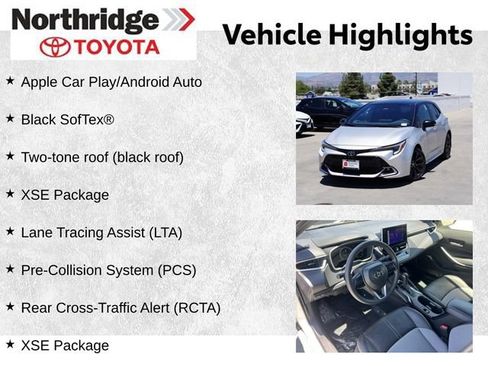 Used 2024 Toyota Corolla XSE FWD image 2