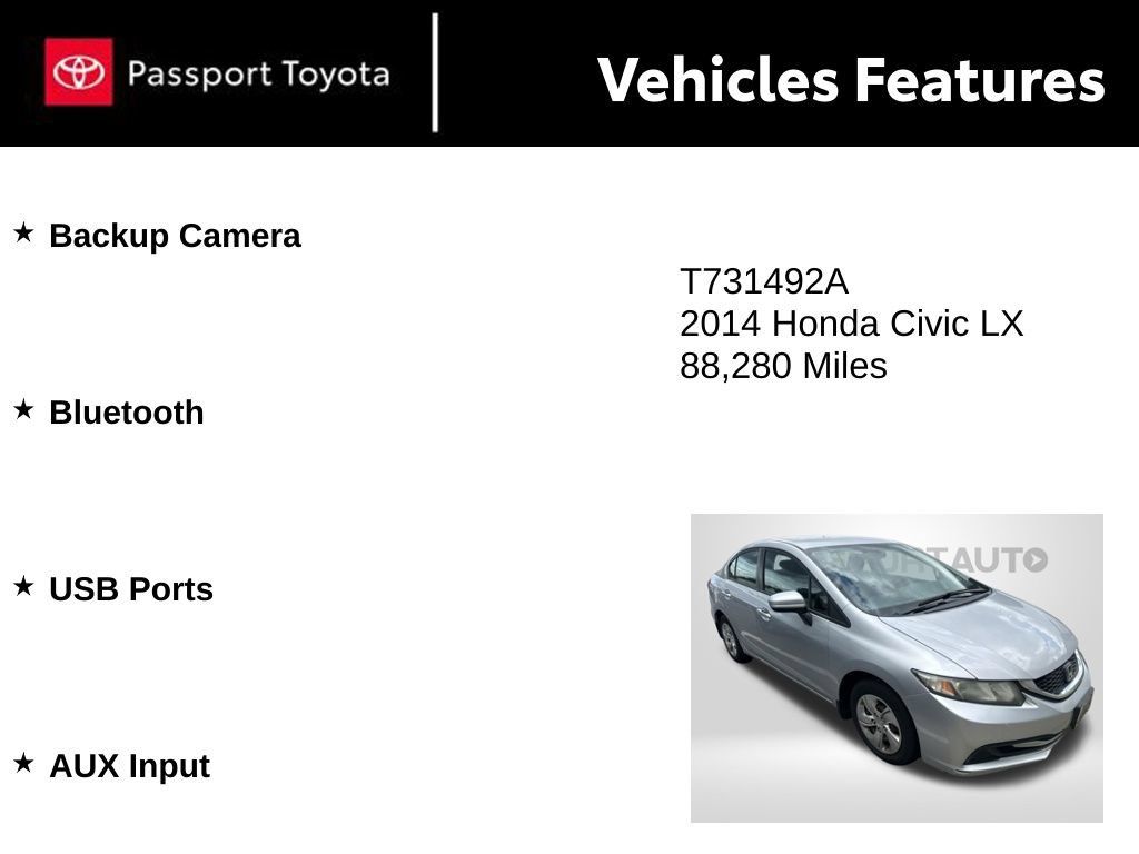 Used 2014 Honda Civic LX image 4