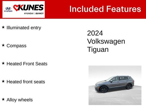Used 2024 Volkswagen Tiguan SE FWD image 3