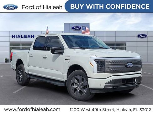 Used 2023 Ford F150 Lightning XLT w/ Equipment Group 312A High image 1