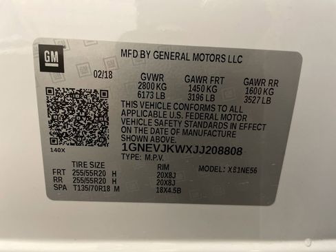 Used 2018 Chevrolet Traverse Premier w/ LPO, 'HIT The Road' Package AWD/4WD image 29