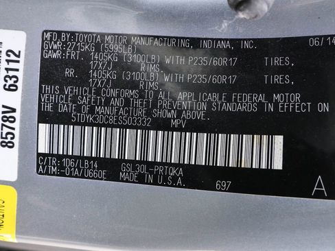 Used 2014 Toyota Sienna XLE image 38