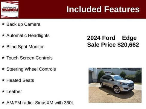 Used 2024 Ford Edge SEL AWD/4WD image 6