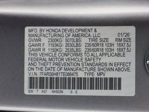 New 2026 Honda CR-V Sport-L image 21