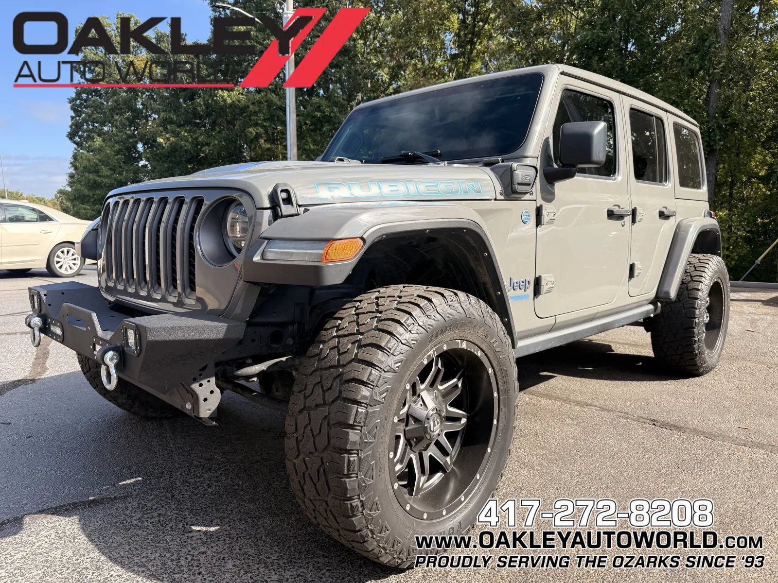 Used 2021 Jeep Wrangler Unlimited Rubicon 4xe w/ Cold Weather Group AWD/4WD image 1