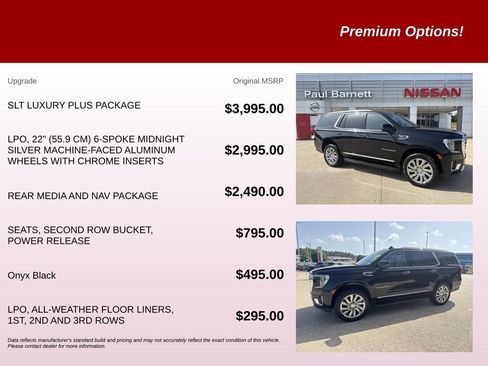 Used 2021 GMC Yukon SLT w/ SLT Luxury Plus Package RWD image 9