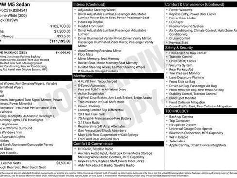 Used 2019 BMW M5 image 11