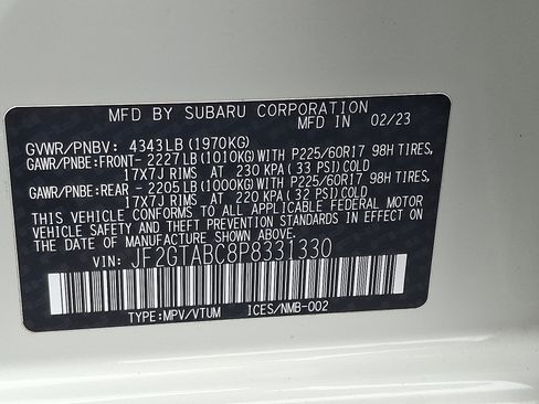 Certified 2023 Subaru Crosstrek 2.0i image 28