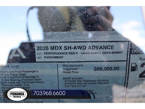 New 2026 Acura MDX w/ Advance Package AWD/4WD image 35