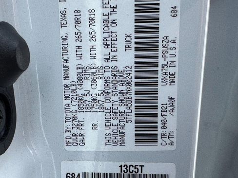 Used 2022 Toyota Tundra SR5 w/ SR5 Convenience Package image 24