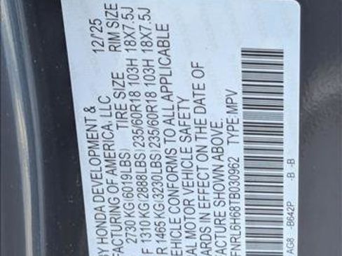 Used 2026 Honda Odyssey EX-L image 26