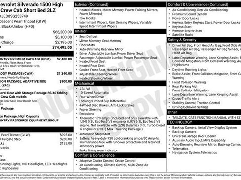 Used 2025 Chevrolet Silverado 1500 High Country w/ High Country Premium Package image 4