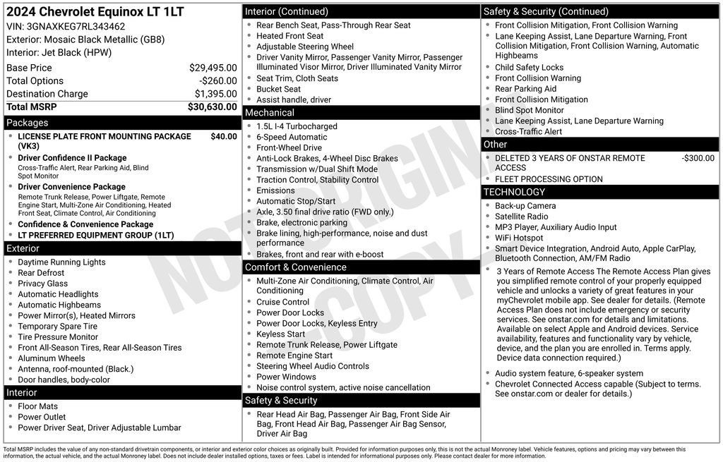 Used 2024 Chevrolet Equinox LT FWD image 3