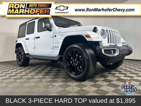 Used 2023 Jeep Wrangler Unlimited Sahara w/ Cold Weather Group AWD/4WD image 1