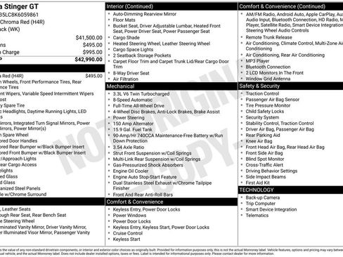 Used 2019 Kia Stinger GT image 2