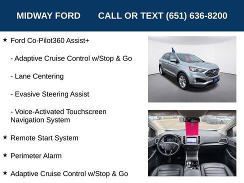 Certified 2020 Ford Edge SEL w/ Convenience Package AWD/4WD image 19