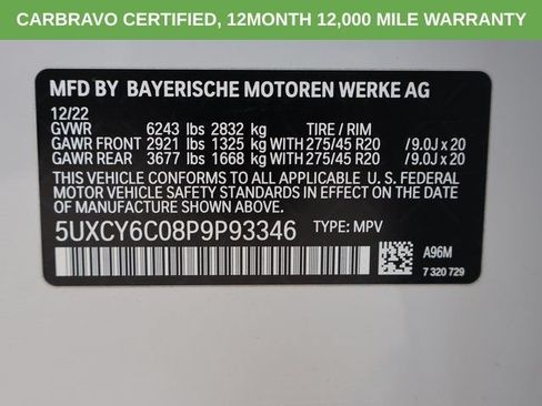 Used 2023 BMW X6 xDrive40i w/ Executive Package AWD/4WD image 39