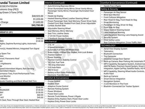 New 2026 Hyundai Tucson Limited AWD/4WD image 30