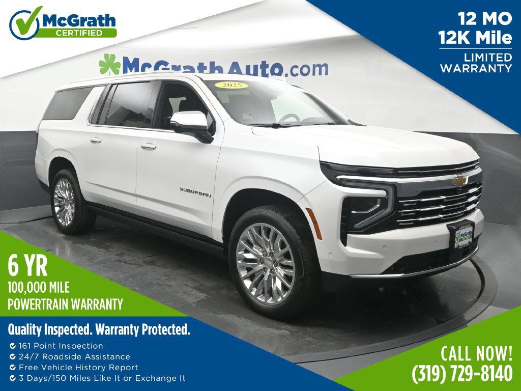 Used 2025 Chevrolet Suburban Premier AWD/4WD image 1