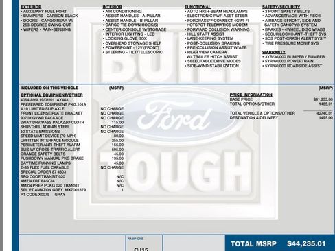 Used 2020 Ford Transit 250 148 High Roof Extended image 32