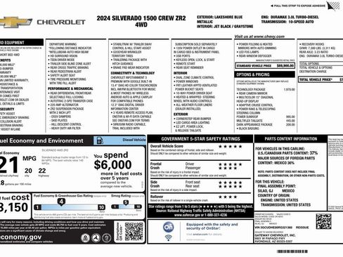 Used 2024 Chevrolet Silverado 1500 ZR2 w/ Technology Package image 4