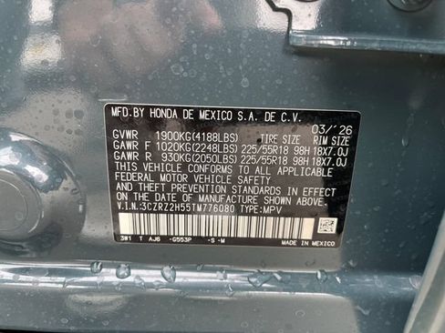 New 2026 Honda HR-V Sport image 20