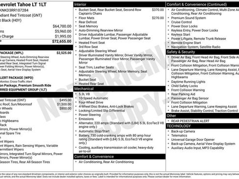Used 2024 Chevrolet Tahoe LT w/ Luxury Package AWD/4WD image 5