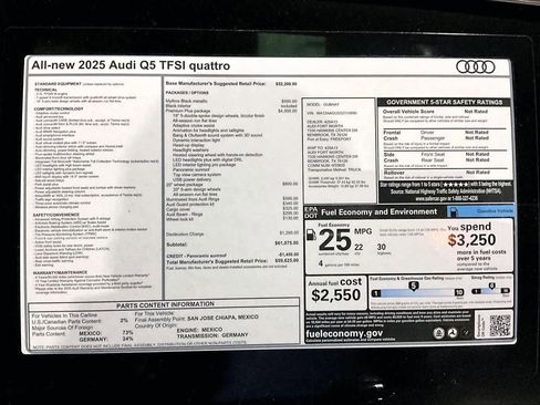 New 2025 Audi Q5 Premium Plus image 17