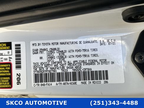 Used 2021 Toyota Tacoma SR image 28