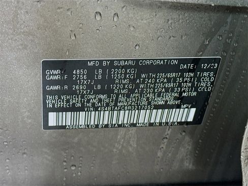 Certified 2024 Subaru Outback Premium image 38