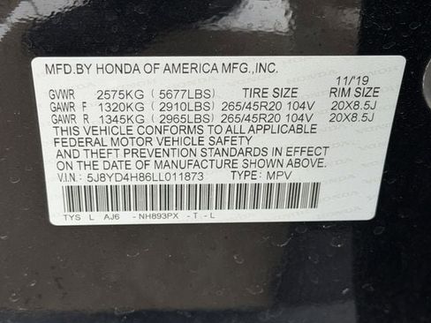 Used 2020 Acura MDX SH-AWD w/ Advance Package image 35