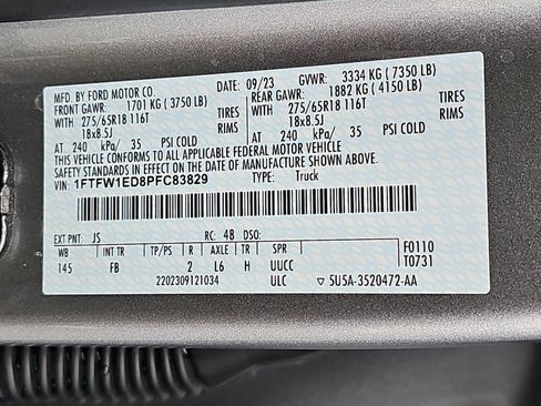 Used 2023 Ford F150 XLT w/ Equipment Group 302A High image 33