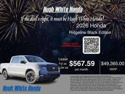 New 2026 Honda Ridgeline Black Edition