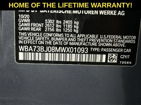 Used 2021 BMW 540i xDrive w/ Executive Package AWD/4WD image 46