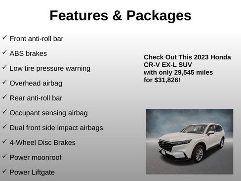 Certified 2023 Honda CR-V EX-L image 16