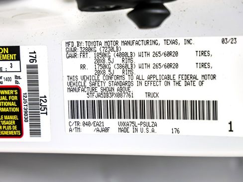 Used 2023 Toyota Tundra Limited image 25