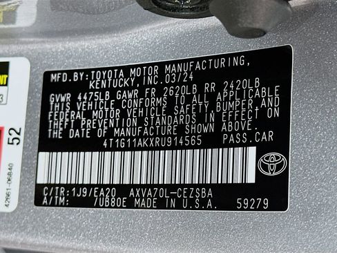 Certified 2024 Toyota Camry SE image 30