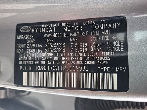 Certified 2023 Hyundai Tucson Limited AWD/4WD image 27