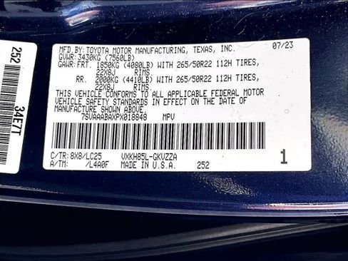 Used 2023 Toyota Sequoia Capstone image 36