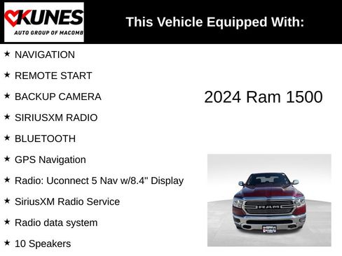 Used 2024 RAM 1500 Laramie AWD/4WD image 3