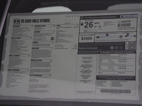 New 2026 Volvo XC40 B5 Ultra w/ Climate Package AWD/4WD image 18