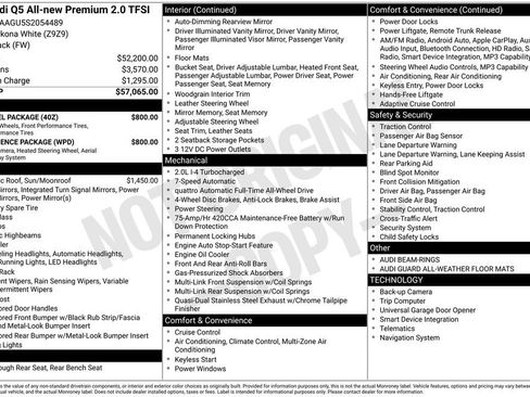 Used 2025 Audi Q5 Premium w/ Convenience Package image 29