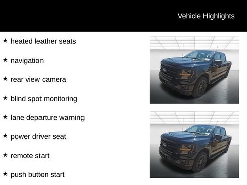 Used 2024 Ford F150 XLT w/ Equipment Group 302A MID AWD/4WD image 3