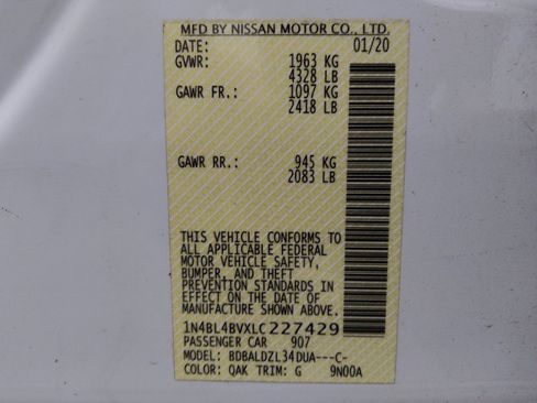 Used 2020 Nissan Altima 2.5 S FWD image 33