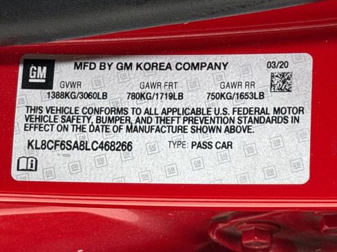 Used 2020 Chevrolet Spark LT w/ Driver Confidence Package image 68