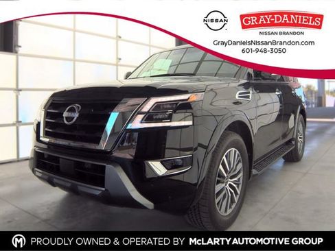 Certified 2024 Nissan Armada SL w/ Captain's Chairs Package RWD image 1
