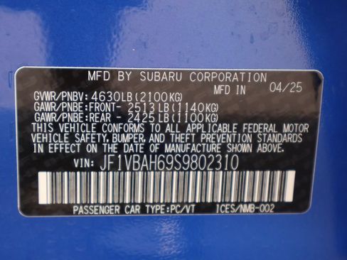 Used 2025 Subaru WRX Premium w/ Popular Package #1A AWD/4WD image 28